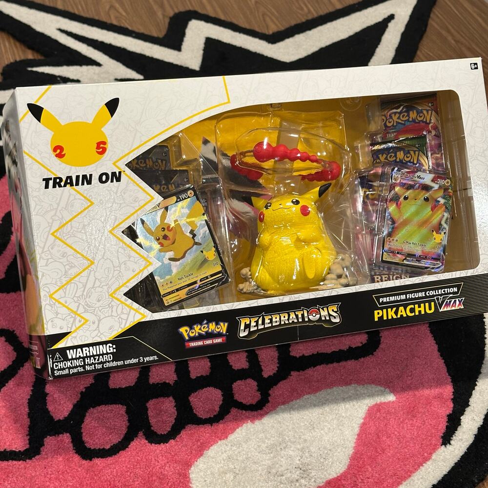 Pokémon Celebrations Premium Figure Collection – Pikachu VMAX – Sealed